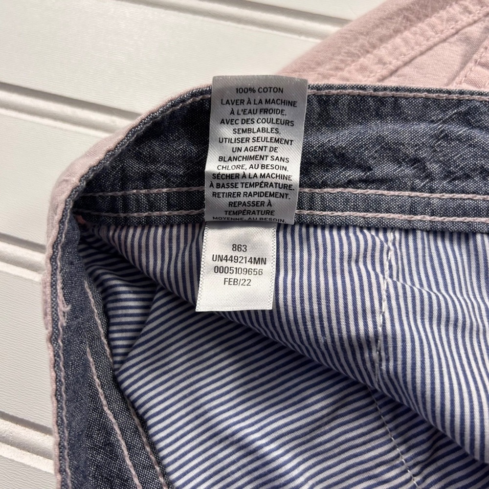 14th & Union Slim Fit Chino Shorts Mens 33 Light Pink Dusty Rose Blush - Picture 6 of 15